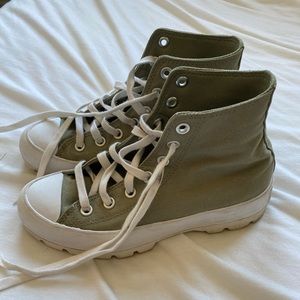 Platform converse high tops